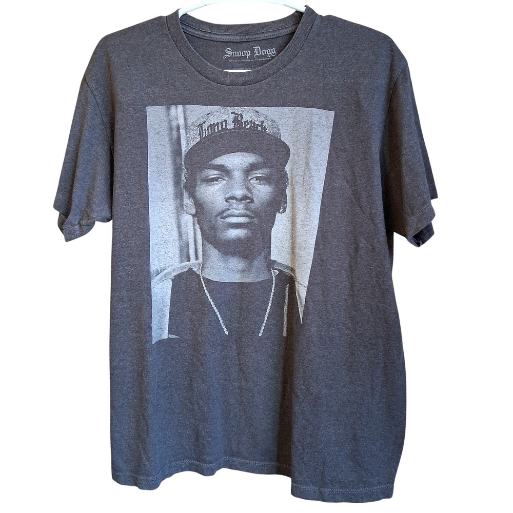 Snoop Dogg Tee 2013 Large EUC Rap Charcoal‎ Gray